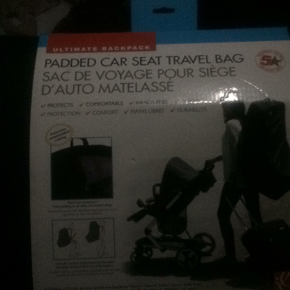 Ultimate Backpack Padded Car Seat Travel Bad